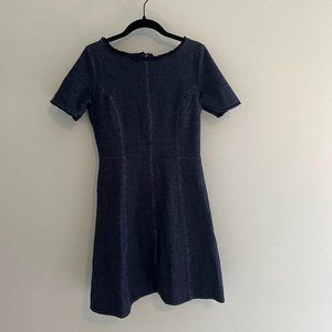 Banana Republic Fit & Flare Navy Dress